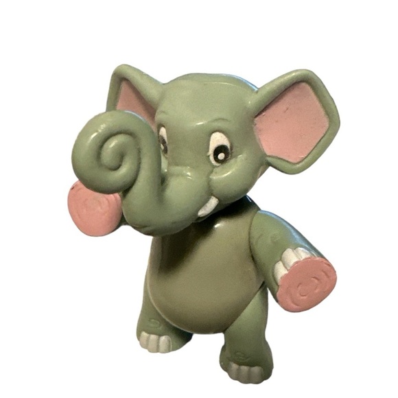 Happy Elephant Toy, Moving limbs, RainForest Cafe animal figure, collectible - Picture 1 of 7